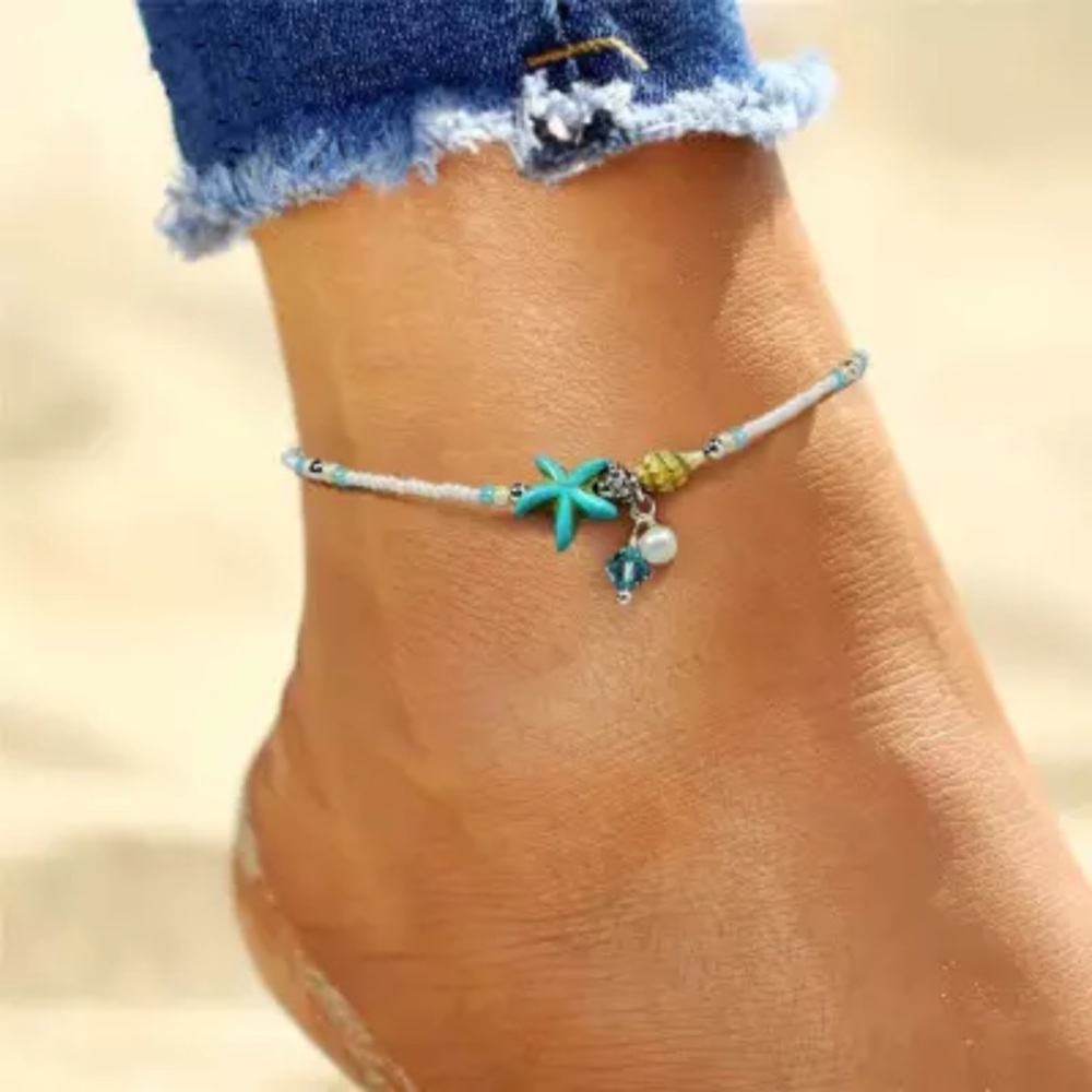 Bohemian Shell Anklet